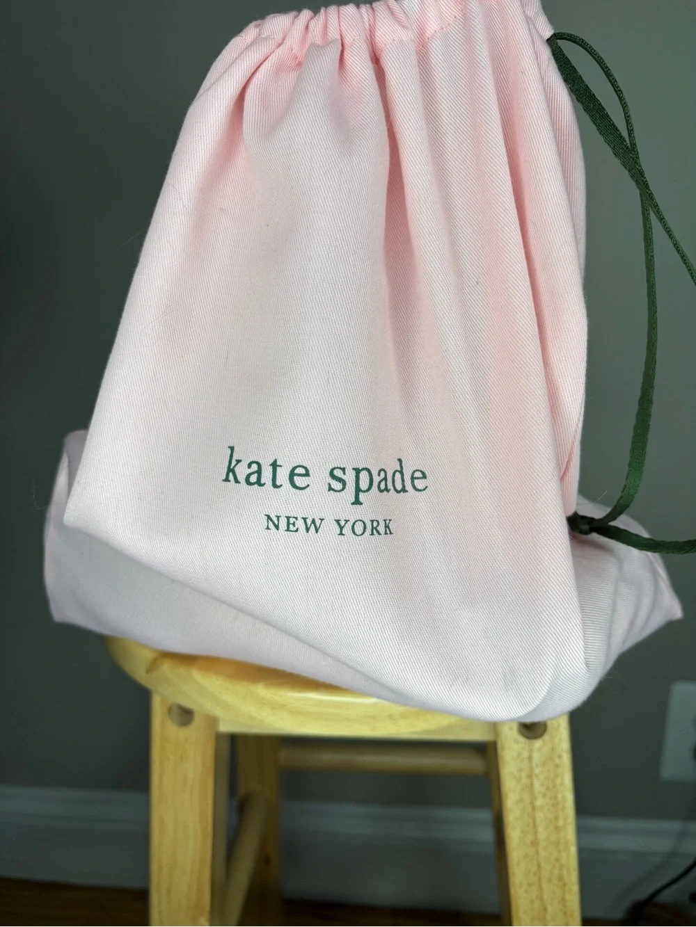 kate spade Champagne Satin Slide Heels with Clear Orb Heel